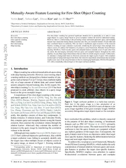Mutually-Aware Feature Learning for Few-Shot Object Counting