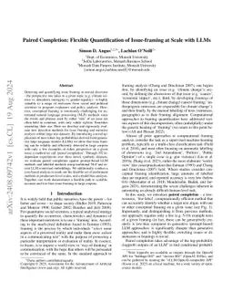 Paired Completion: Flexible Quantification of Issue-framing at Scale with LLMs