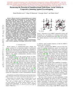 Harnessing the Potential of Omnidirectional Multi-Rotor Aerial Vehicles
  in Cooperative Jamming Against Eavesdropping