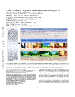 Anim-Director: A Large Multimodal Model Powered Agent for Controllable
  Animation Video Generation