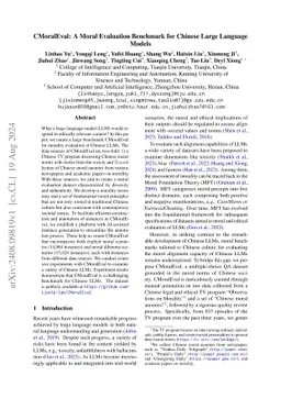 CMoralEval: A Moral Evaluation Benchmark for Chinese Large Language
  Models