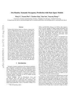 OccMamba: Semantic Occupancy Prediction with State Space Models