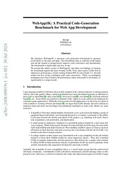 WebApp1K: A Practical Code-Generation Benchmark for Web App Development