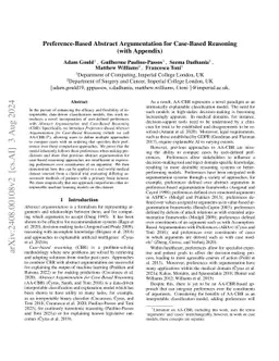 Preference-Based Abstract Argumentation for Case-Based Reasoning (with
  Appendix)