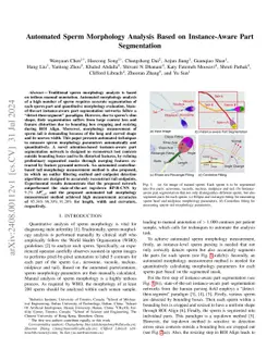 Automated Sperm Morphology Analysis Based on Instance-Aware Part
  Segmentation