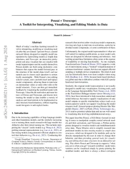 Penzai + Treescope: A Toolkit for Interpreting, Visualizing, and Editing
  Models As Data