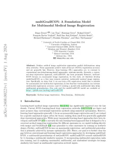 multiGradICON: A Foundation Model for Multimodal Medical Image Registration