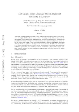 ABC Align: Large Language Model Alignment for Safety & Accuracy