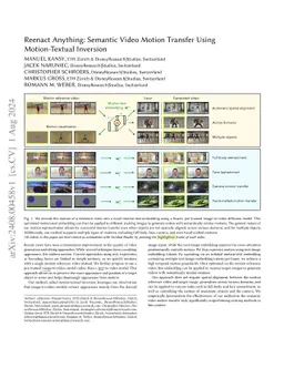 Reenact Anything: Semantic Video Motion Transfer Using Motion-Textual Inversion