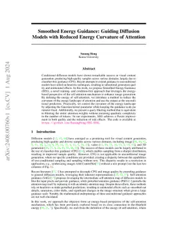 Smoothed Energy Guidance: Guiding Diffusion Models with Reduced Energy
  Curvature of Attention
