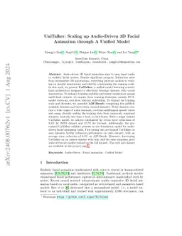 UniTalker: Scaling up Audio-Driven 3D Facial Animation through A Unified
  Model