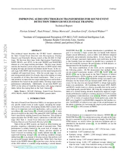 Improving Audio Spectrogram Transformers for Sound Event Detection
  Through Multi-Stage Training