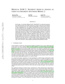 Medical SAM 2: Segment medical images as video via Segment Anything
  Model 2