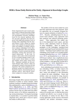 DERA: Dense Entity Retrieval for Entity Alignment in Knowledge Graphs