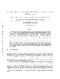 A Decision-driven Methodology for Designing Uncertainty-aware AI
  Self-Assessment