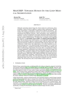 MedUHIP: Towards Human-In-the-Loop Medical Segmentation