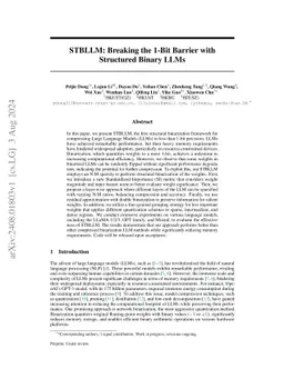 STBLLM: Breaking the 1-Bit Barrier with Structured Binary LLMs