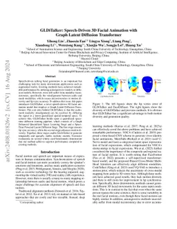 GLDiTalker: Speech-Driven 3D Facial Animation with Graph Latent Diffusion Transformer