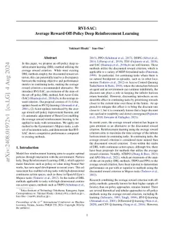 RVI-SAC: Average Reward Off-Policy Deep Reinforcement Learning