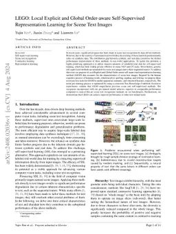 LEGO: Self-Supervised Representation Learning for Scene Text Images