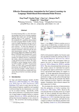 Effective Demonstration Annotation for In-Context Learning via Language
  Model-Based Determinantal Point Process