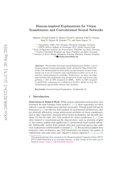FovEx: Human-Inspired Explanations for Vision Transformers and Convolutional Neural Networks