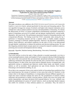 SPINEX-TimeSeries: Similarity-based Predictions with Explainable
  Neighbors Exploration for Time Series and Forecasting Problems