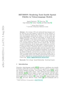 REVISION: Rendering Tools Enable Spatial Fidelity in Vision-Language
  Models