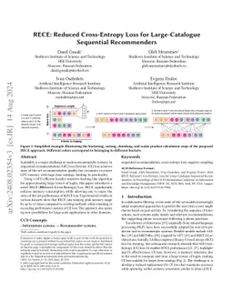 RECE: Reduced Cross-Entropy Loss for Large-Catalogue Sequential
  Recommenders