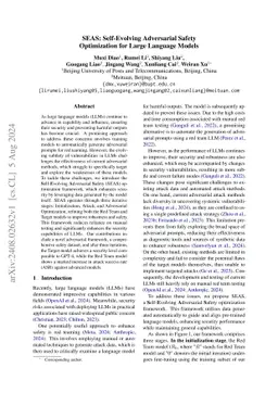 SEAS: Self-Evolving Adversarial Safety Optimization for Large Language
  Models