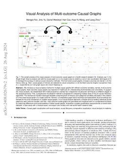 Visual Analysis of Multi-outcome Causal Graphs