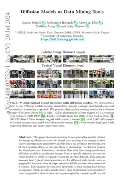 Diffusion Models as Data Mining Tools