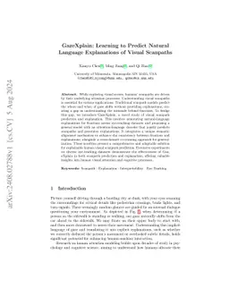 GazeXplain: Learning to Predict Natural Language Explanations of Visual
  Scanpaths