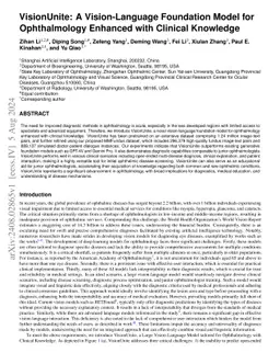 VisionUnite: A Vision-Language Foundation Model for Ophthalmology Enhanced with Clinical Knowledge
