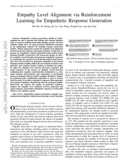 Empathy Level Alignment via Reinforcement Learning for Empathetic Response Generation