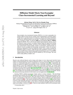 Diffusion Model Meets Non-Exemplar Class-Incremental Learning and Beyond