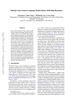 Making Long-Context Language Models Better Multi-Hop Reasoners