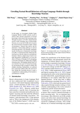 Unveiling Factual Recall Behaviors of Large Language Models through
  Knowledge Neurons