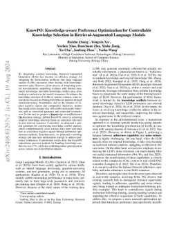 KnowPO: Knowledge-aware Preference Optimization for Controllable
  Knowledge Selection in Retrieval-Augmented Language Models