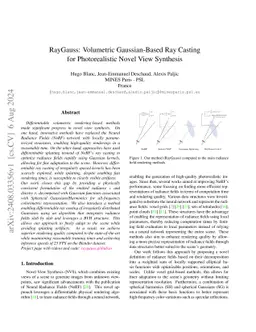 RayGauss: Volumetric Gaussian-Based Ray Casting for Photorealistic Novel View Synthesis