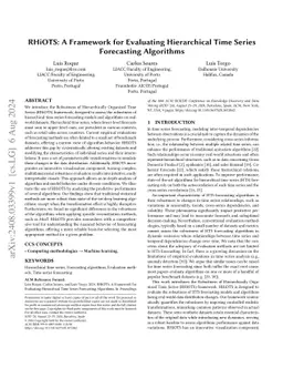 RHiOTS: A Framework for Evaluating Hierarchical Time Series Forecasting
  Algorithms