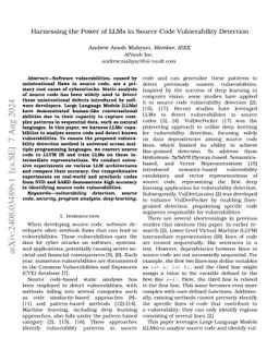 Harnessing the Power of LLMs in Source Code Vulnerability Detection