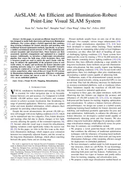 AirSLAM: An Efficient and Illumination-Robust Point-Line Visual SLAM System