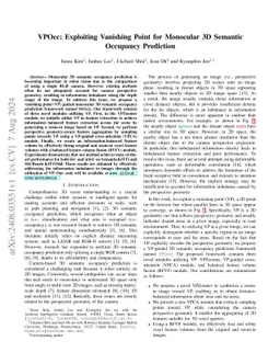 VPOcc: Exploiting Vanishing Point for 3D Semantic Occupancy Prediction