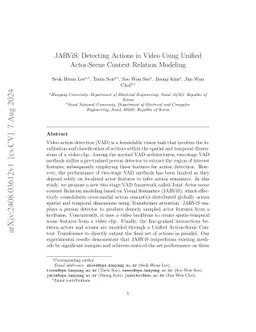 JARViS: Detecting Actions in Video Using Unified Actor-Scene Context
  Relation Modeling