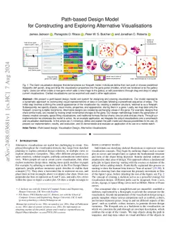 Path-based Design Model for Constructing and Exploring Alternative
  Visualisations