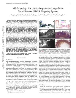 MS-Mapping: An Uncertainty-Aware Large-Scale Multi-Session LiDAR Mapping
  System
