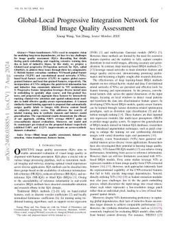 No-Reference Image Quality Assessment with Global-Local Progressive Integration and Semantic-Aligned Quality Transfer