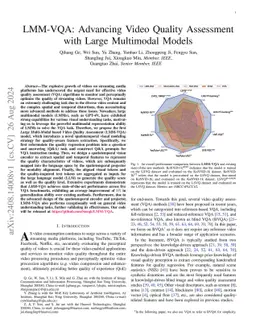 LMM-VQA: Advancing Video Quality Assessment with Large Multimodal Models