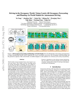 Driving in the Occupancy World: Vision-Centric 4D Occupancy Forecasting and Planning via World Models for Autonomous Driving